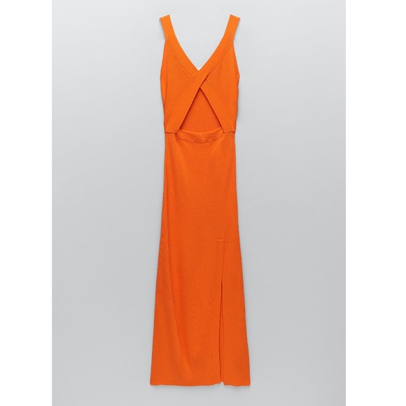 NWT Zara Limited Edition Cut Out Knit Dress - Picture 7 of 16